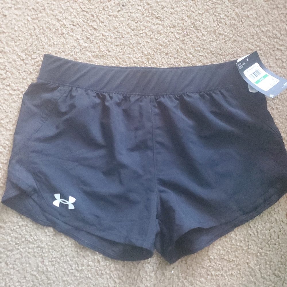 Under Armour Girls Black Shorts